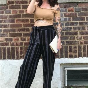 Off the shoulder crop top